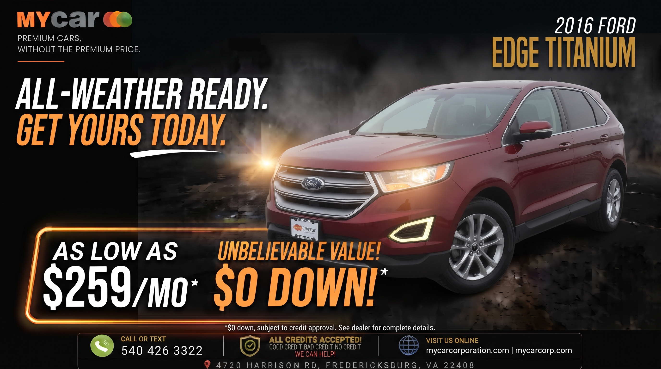 2016 FORD Edge Titanium — photo 1