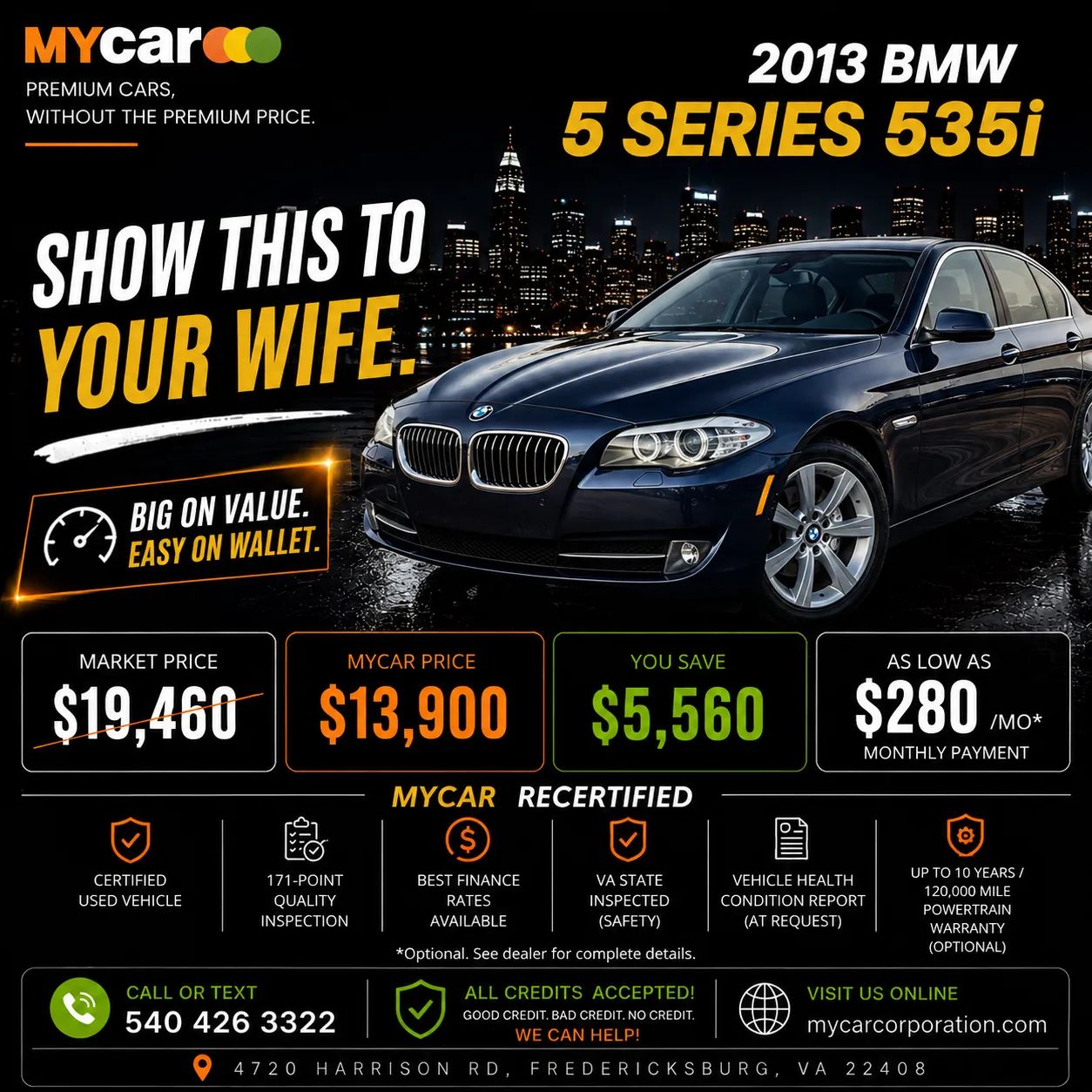 2013 BMW 535i