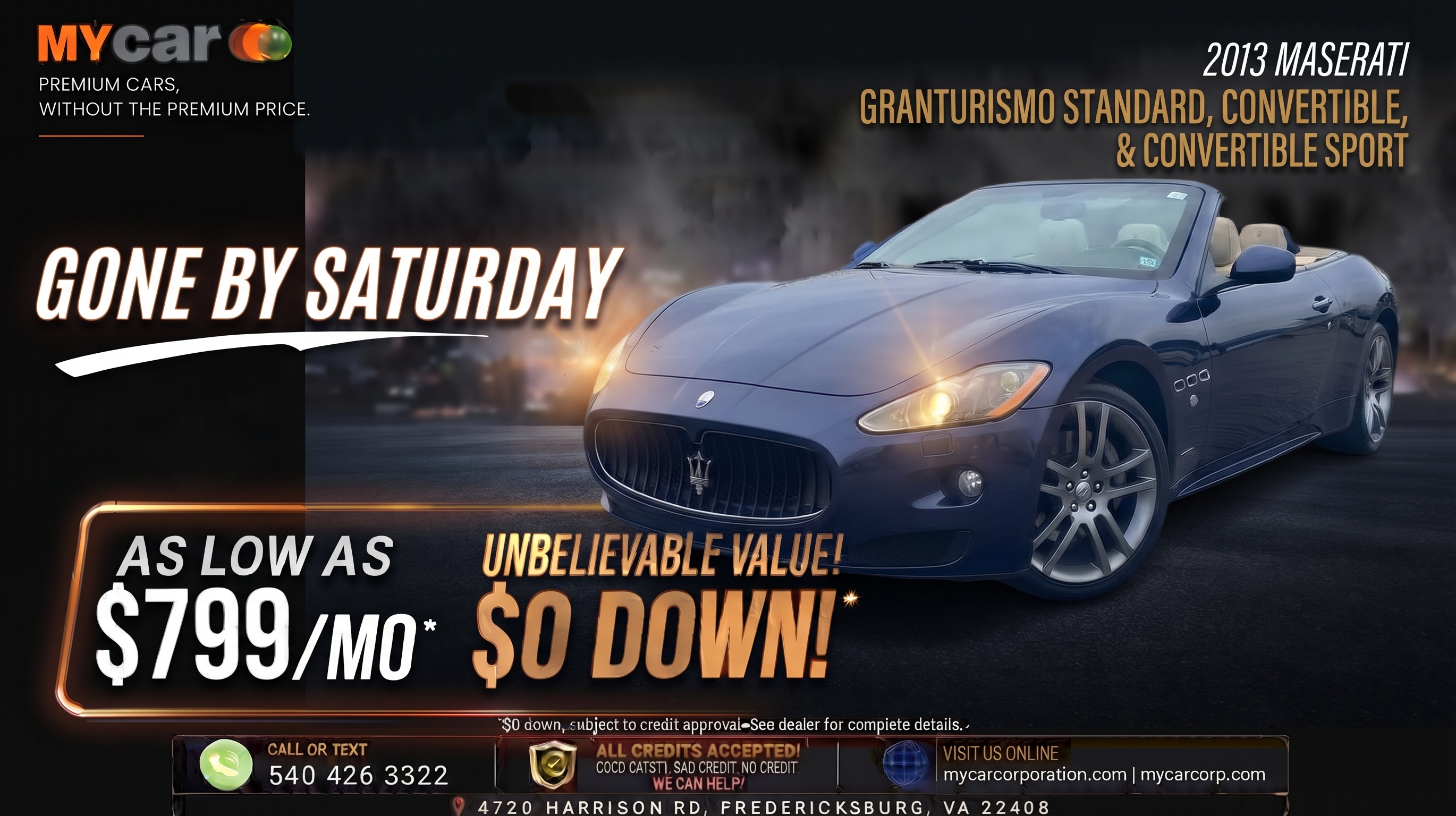 2013 MASERATI Granturismo Standard, Convertible, & Convertible Sport — photo 1